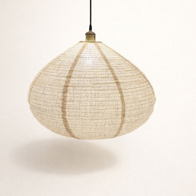CGC Interiors Cgc Selma Linen Large Bell Shape Easy Fit Hand Made Lampshade from B&Q
