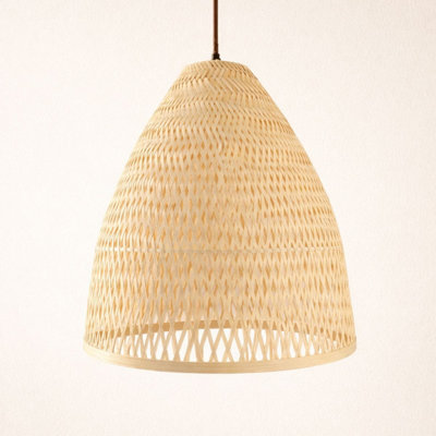 CGC Interiors Cgc Calista Bamboo Easy Fit Hand Made Lampshade from B&Q