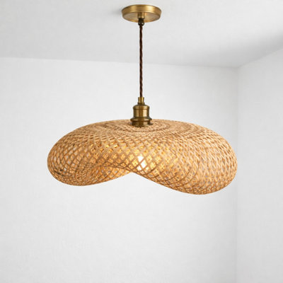 CGC Interiors Cgc Arina Bamboo Easy Fit Hand Made Lampshade from B&Q