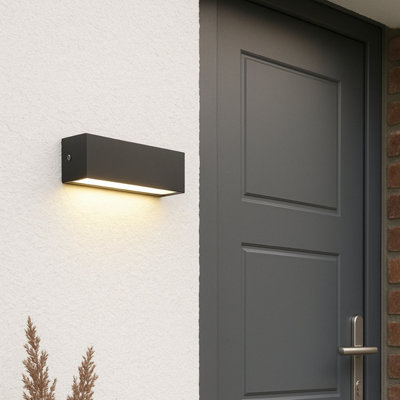CGC Lighting Cgc Adanna Led Black Outdoor Brick Wall Light from B&Q