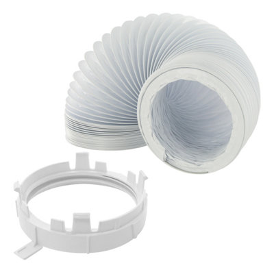 Reliapart 4M Vent Hose With Ring Nut For Aeg Electrolux Tricity Bendix Zanussi from B&Q