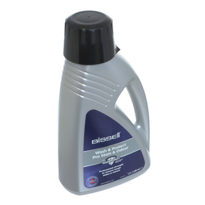 Reliapart Bissell Wash & Protect Pro Stain & Odour Carpet Upholstery Cleaning Solution 1.5L from B&Q