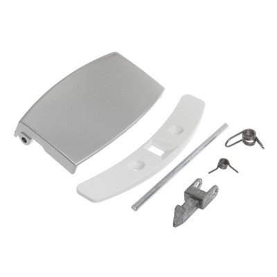 Washing Machine Silver Door Handle Latch Kit – Fits AEG L16850 L76950W 914526009 - Image 2