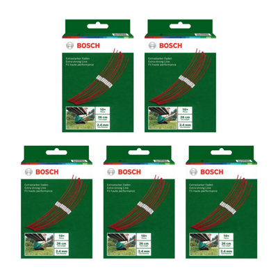 Reliapart Bosch Art26 Combitrim Series 26Cm X 2.4mm Extra Strong Line (5 X Pack Of 10) from B&Q