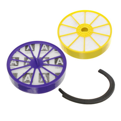Reliapart Compatible Filter Set For Dyson Dc07 Hepa FilterWashable Filter & Seals from B&Q