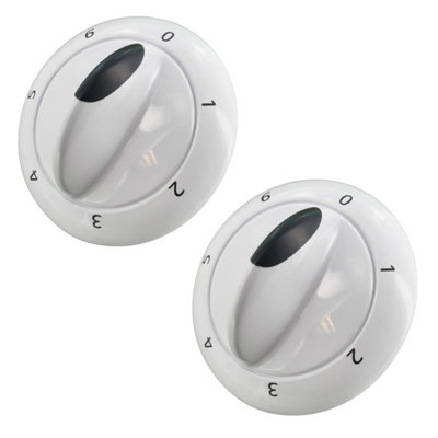 Reliapart 450920003 Cooker Hotplate Knob For BekoPack Of 2 from B&Q