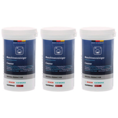 Reliapart Genuine Bosch Washing Machine Cleaner (200G X 3) Remove OdoursMould & Deposits from B&Q