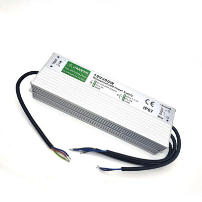  - Dc12V 300W 25A Led Power Supply Ip67 Waterproof Transformer Driver For Led Strip LightsCctv & Outdoor Lighting