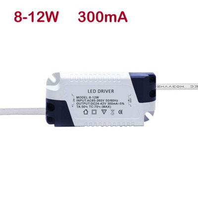 8-12W Constant Current Led Driver300Ma Ip20 Rated Constant Current Led Driver TransformerConverts Ac85-265V Into Dc36-54V from B&Q
