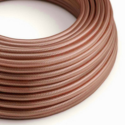 1M 3 Core Round Fabric Cable Electrical Wire Textile Braided Vintage Flex Cord For Diy Lamp Pendant Light Lighting Appliances from B&Q