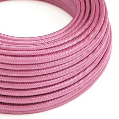 1M 3 Core Round Fabric Cable Electrical Wire Textile Braided Vintage Flex Cord For Diy Lamp Pendant Light Lighting Appliances from B&Q