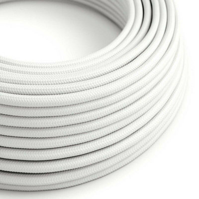 1M 3 Core Round Fabric Cable Electrical Wire Textile Braided Vintage Flex Cord For Diy Lamp Pendant Light Lighting Appliances from B&Q