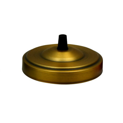 Antique Metal Ceiling Rose Light Fitting 108mm Round Canopy Plate With Accessories For Pendant Lights Chandeliers And Hanging Lamp from B&Q