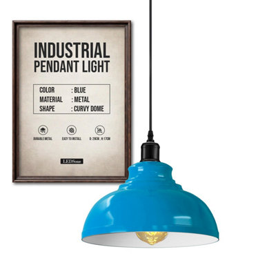 Ledsone Industrial Vintage Retro Style Ceiling Hanging Pendant Light Chandelier from B&Q