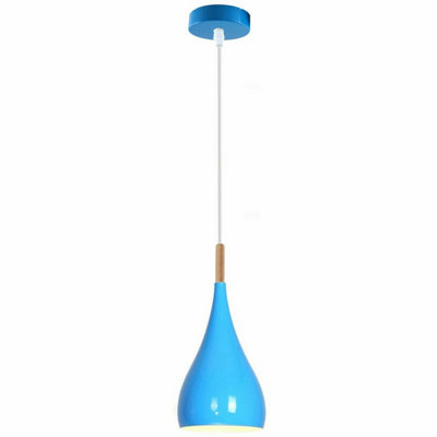 Ledsone Teardrop Pendant Light  Industrial Hanging Ceiling Light from B&Q