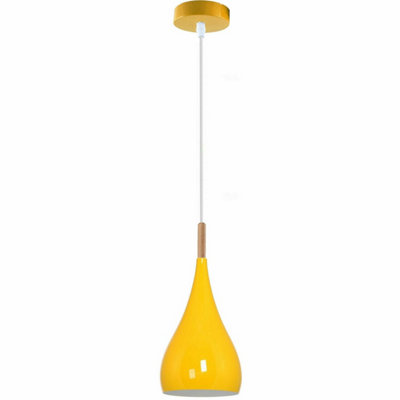 Ledsone Teardrop Pendant Light  Industrial Hanging Ceiling Light from B&Q