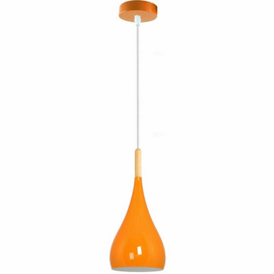 Ledsone Teardrop Pendant Light  Industrial Hanging Ceiling Light from B&Q