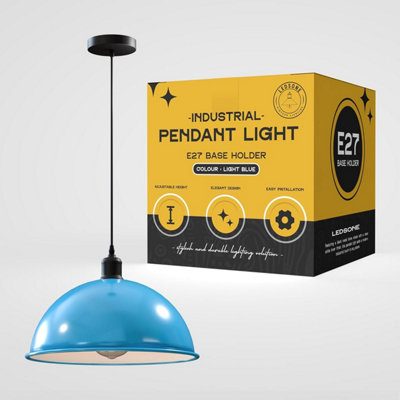 Ledsone Industrial Vintage Retro Style Ceiling Hanging Pendant Light from B&Q