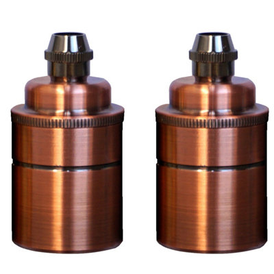  - Brass Antique Lamp Holder Industrial Edison E27 Bulb Light Socket  Screw In Ideal For Ceiling,wall Lights Hanging Lamps