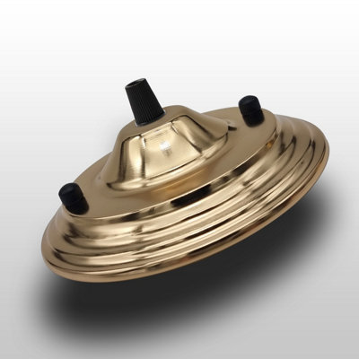 Single Outlet Ceiling Rose Pendent Light Fitting 140mm Metal Antique Ceiling Plate With Accessories For Ceiling And Wall Lamp from B&Q
