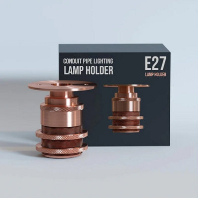  - E27 Lamp Holder Batten,metal,ceramic,porcelain Socket Holder,threaded 20mm Conduit Pipe,shade Ring ,lamp Holder Knob Spare Parts