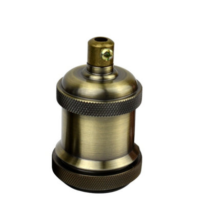  - E27 Brass Batten Bulb Holder Antique Edison Screw Lamp Socket For Vintage Filament BulbsEasy Ceiling Wall Pendant Installation