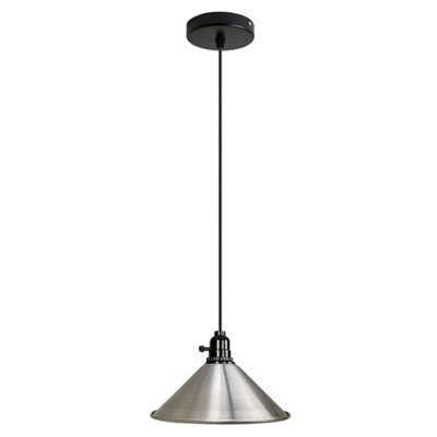 E27 Celing Hanging Light Height Adjustable With Switch Pendant Light For Living Room Dining Room Bedroom Coffee Bar Kitchen from B&Q