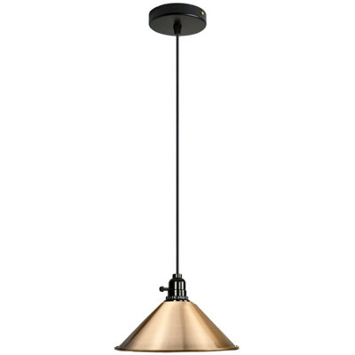 E27 Celing Hanging Light Height Adjustable With Switch Pendant Light For Living Room Dining Room Bedroom Coffee Bar Kitchen from B&Q