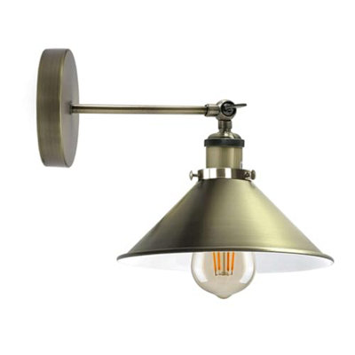  - Industrial Metal Wall Lights Indoor Wall Sconce Lighting Wall Lamp Fixture With Bulb