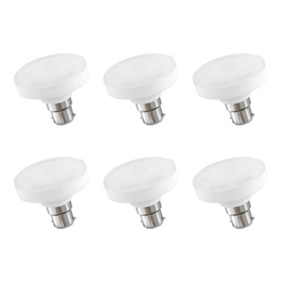  - Led T75 R50 Reflector 12W (100W Equivalent) Cool White 6400K Non-Dimmable B22 Flat Ses Led Spotlight Energy Class APack Of 6