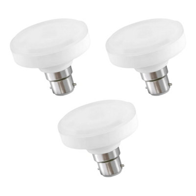  - Pack-3,led T75 R50 Reflector 12W(100W Equivalent) Cool White 6400K Non-Dimmable 1206Lm B22 Flat Ses Spotlight Bulb Energy Class A