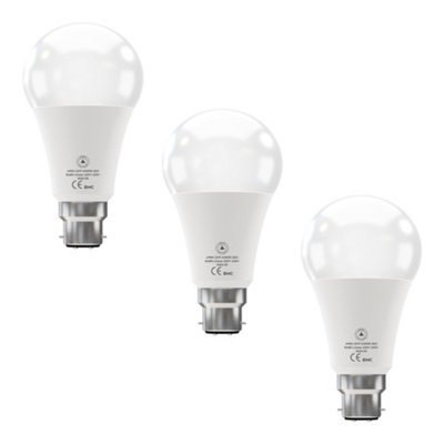  - Pack-3Led A95 B22 Base 22W (100W Equivalent) 95mm Diameter Non-Dimmable Cool White 6400K 2206 Lumens Energy Saving Bulb