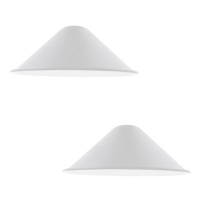 2Pack Cone Lamp Shade Pendant Light Fixtures 22Cm Metal Replacing Hanging Lampshade from B&Q