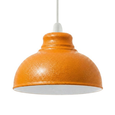  - Orange Light Shade Ceiling,metal Textured Lampshades For Ceiling Lights Easy Fit Pendant Lamp Shades For Bedroom,hallway