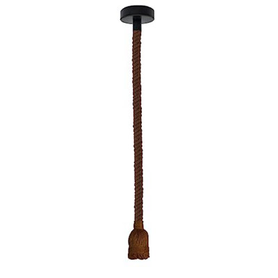 Pendant Light Fitting Ceiling Rose 1M Hemp Rope E27 Holders Hanging Lighting Light from B&Q