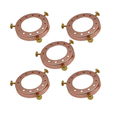  - Lamp Shade Holder 50mm Fitter Adapter Ring For Retro Pendant Light Fixtures Screw On Lamp Holder Converter
