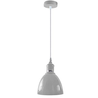  - Industrial E27 Led Pendant Light With Adjustable Cable And Metal Shade