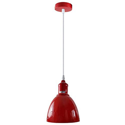  - Industrial E27 Led Pendant Light With Adjustable Metal Shade And 95Cm Cable
