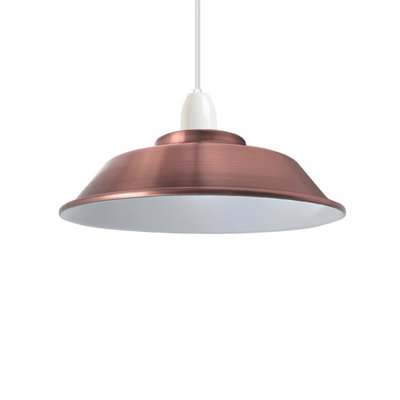 22Cm Copper Metal Bowl Lampshade For Pendant Light Replacement Living RoomBedroom from B&Q
