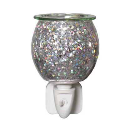 B&Q -  Electric Plug In Glitter Star Wax Melter 12Cm