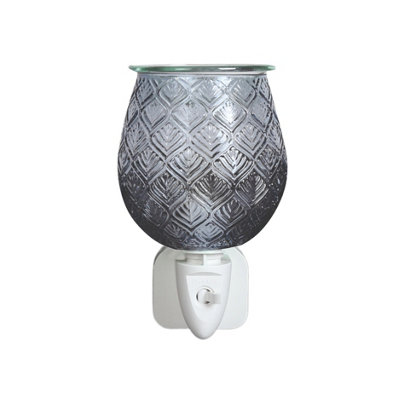  - Aroma Electric Wax Melt Burner Plug InGrey Leaf