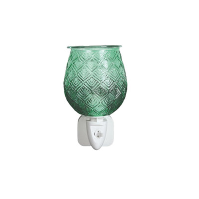  - Aroma Electric Wax Melt Burner Plug InLight Green Leaf