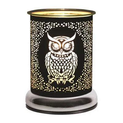 Aroma Electric Touch Wax Melter 17Cm BlackOwl from B&Q