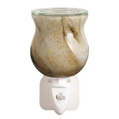 Aroma Electric Plug In Wax Melter 12Cm Natural Swirl from B&Q