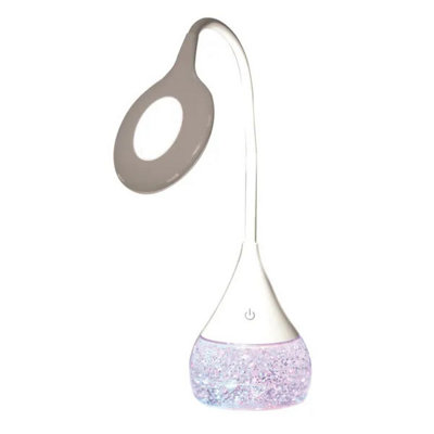Aromatize Unisex Multicolor Led Colour Changing Flexible Neck Glitter Lamp - Image 4