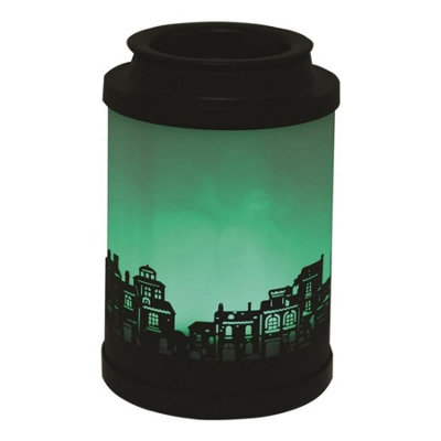 Aromatize Colour Changing Cloudy Effect Electric Wax Melter 14Cm - Roof Tops Light
