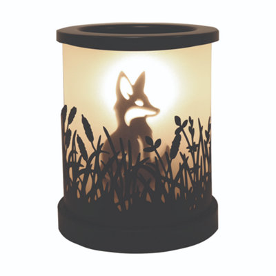Aroma Electric Wax Melter Fox DesignBlack from B&Q