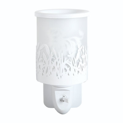 Aroma Plug In Wax Melter Highland Cow DesignWhite from B&Q