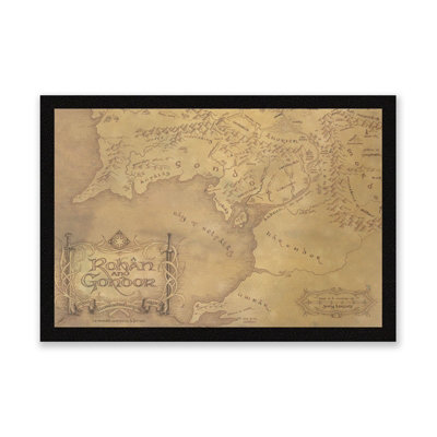 Warner Brothers Official Lord Of The Rings Rohan And Gondor Entrance Mat 40Cm X 60Cm DimensionDurableIndoor Only from B&Q