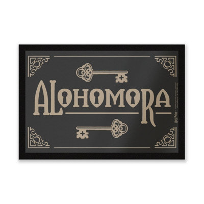Warner Brothers Official Harry Potter Alohomora Entrance Mat 40Cm X 60Cm DimensionDurableIndoor Only from B&Q